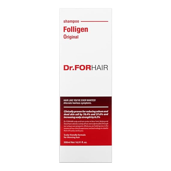 Dr.FORHAIR Folligen Original Hair Loss Shampoo 500ml - PureRush