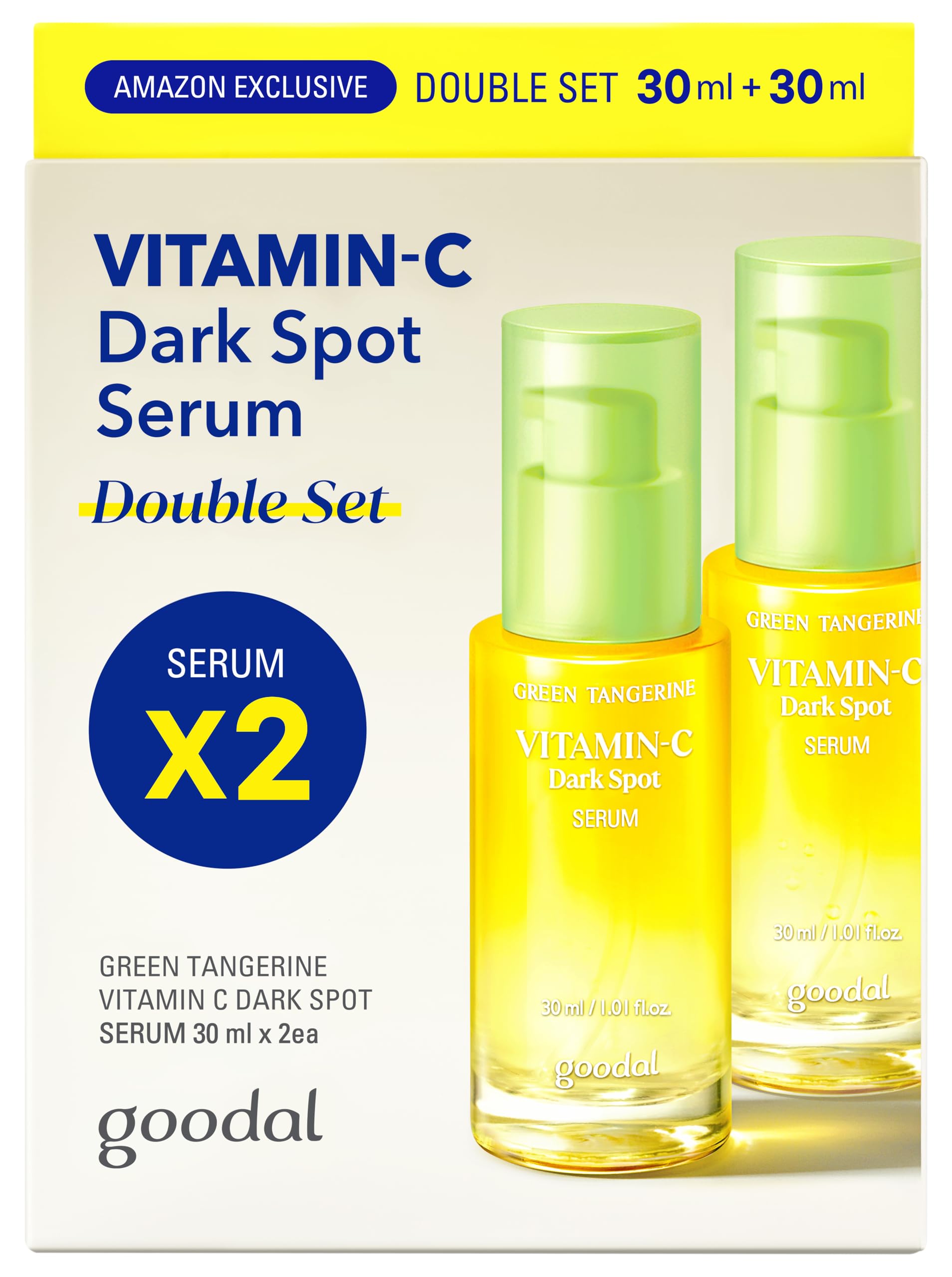 goodal Green Tangerine Vita C Dark Spot Care Serum 30ml - PureRush