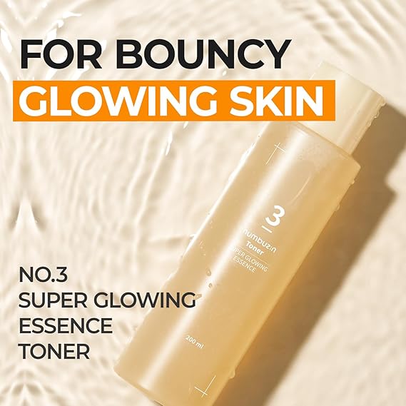 numbuzin No.3 Super Glowing Essence Toner 200ml - PureRush