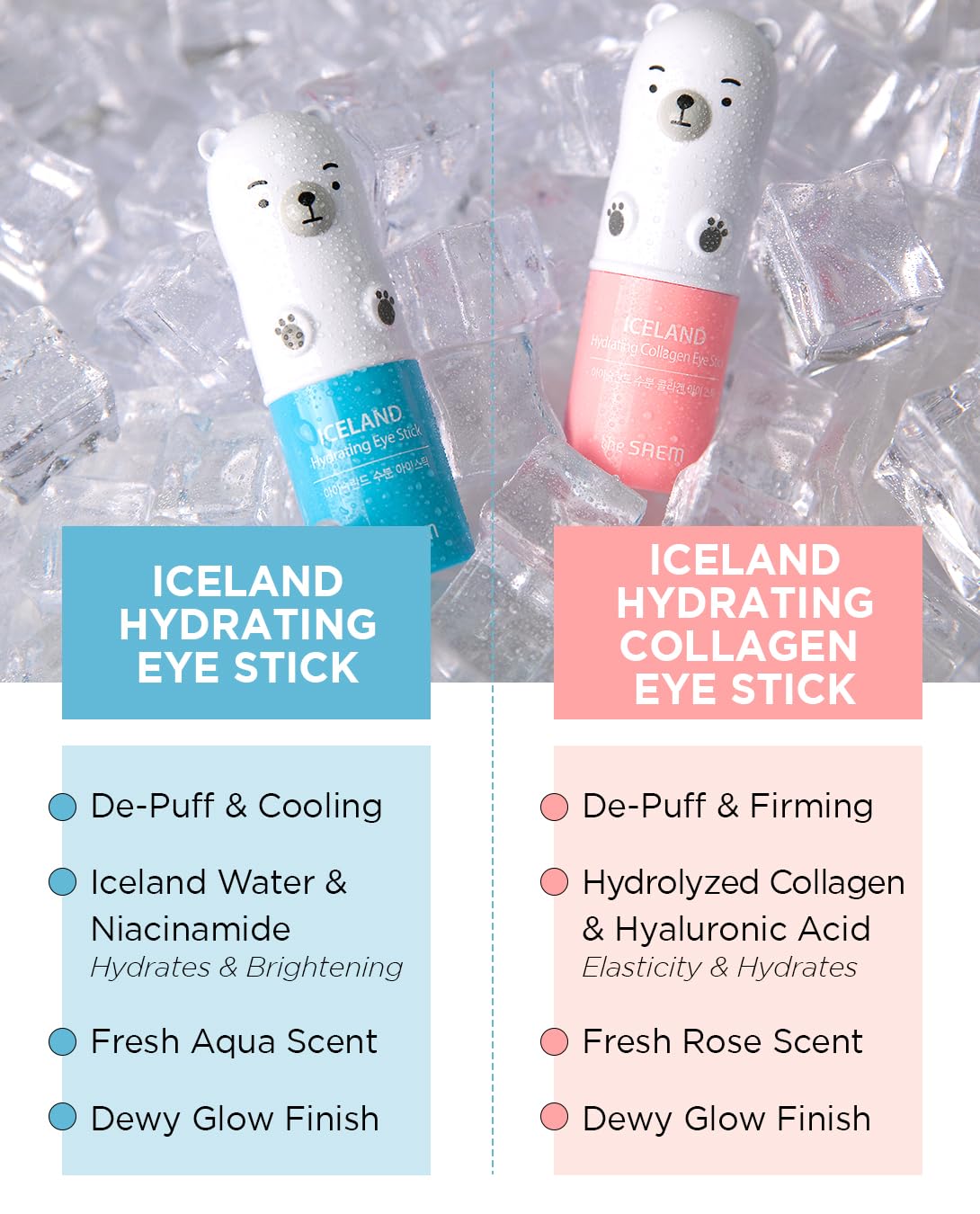 The SAEM Iceland Hydrating Eye Stick 7g - PureRush