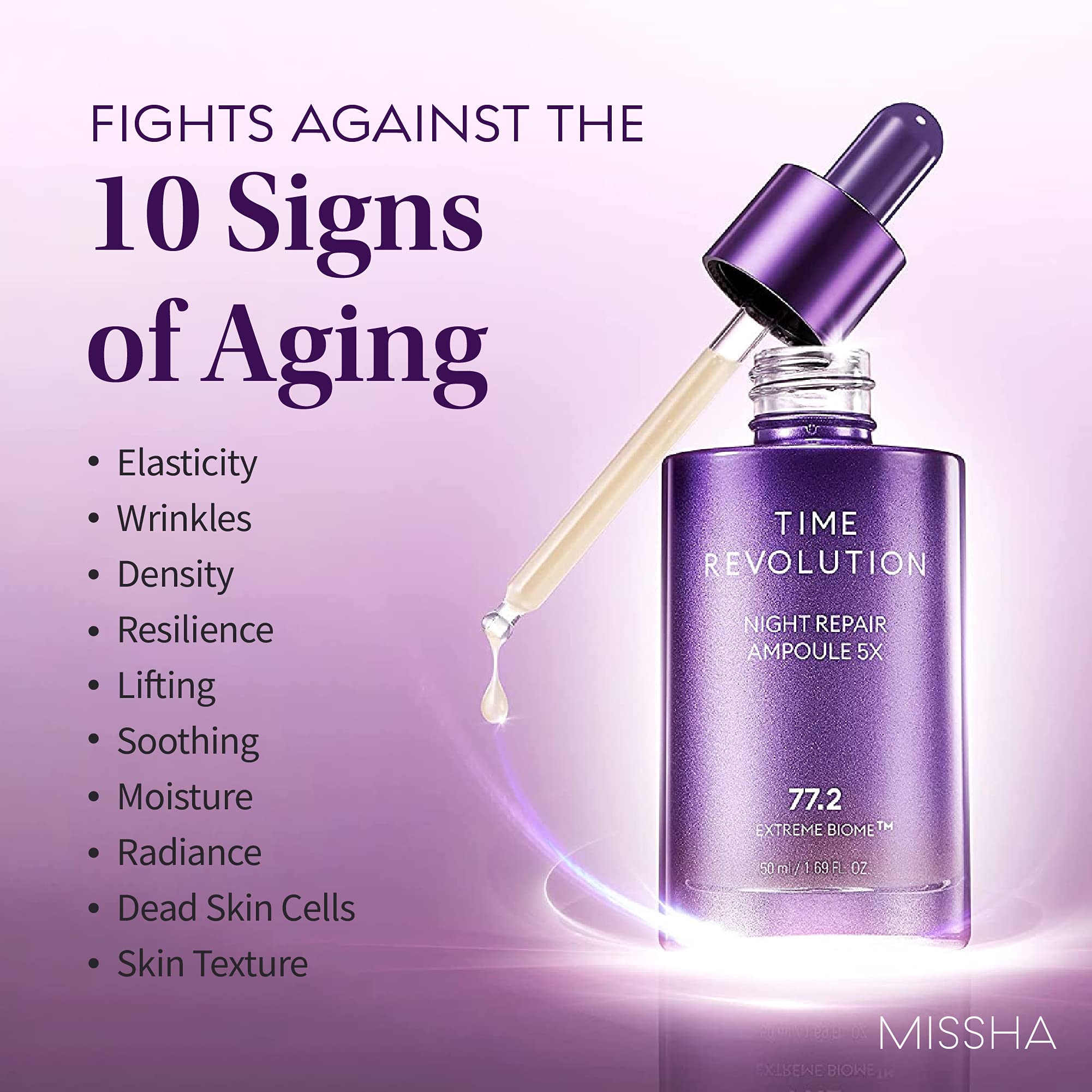 MISSHA Time Revolution Night Repair Ampoule 5X 70ml - PureRush