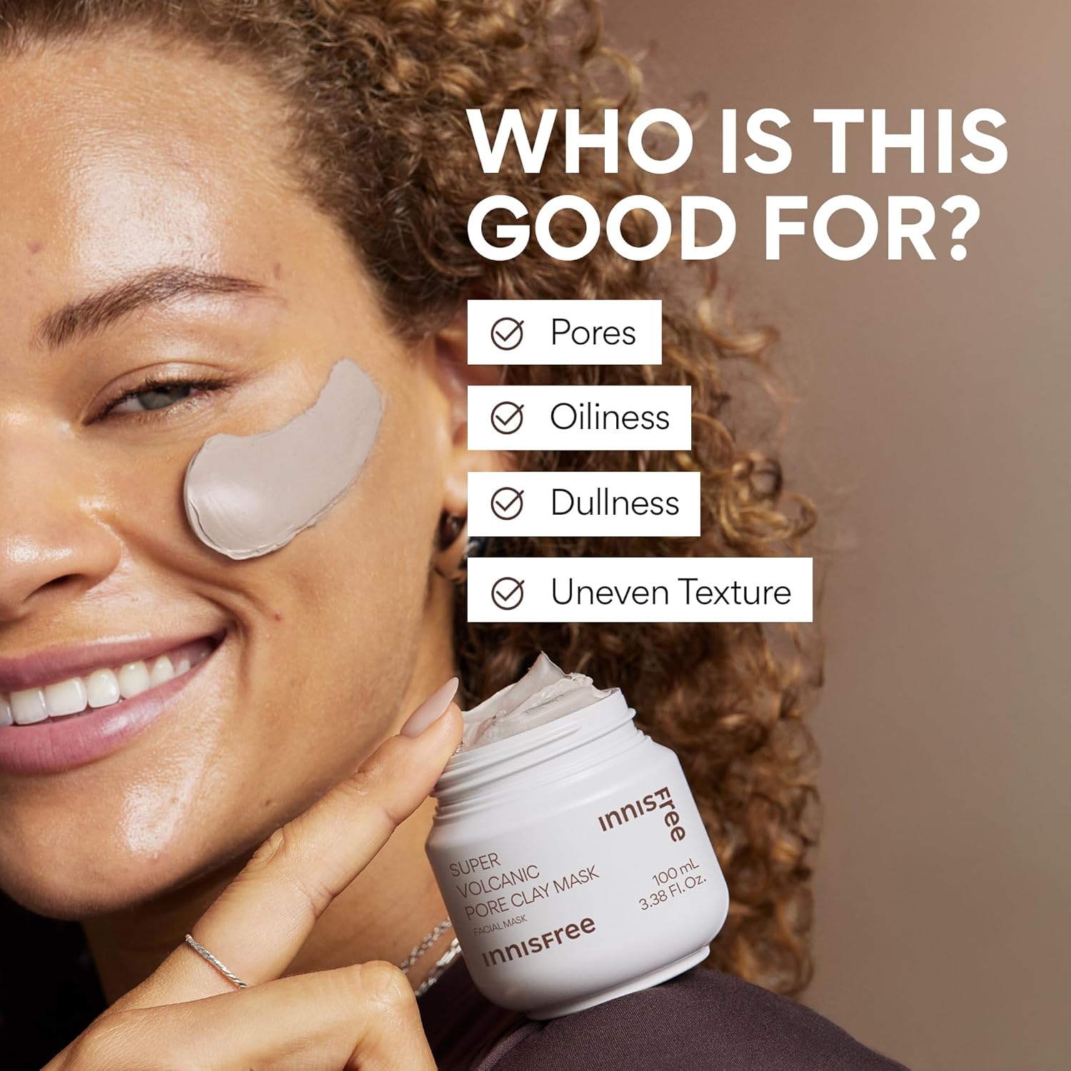 innisfree Super Volcanic Pore Clay Mask 100ml (Pore Clearing Solution) - PureRush