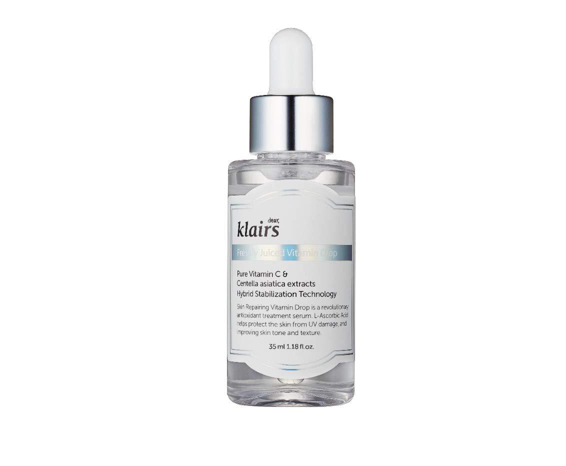 KLAIRS Freshly Juiced Vitamin Drop, 5% Hypoallergenic pure vitamin C serum, 35ml, 1.18oz | a potent skin rejuvenator - PureRush