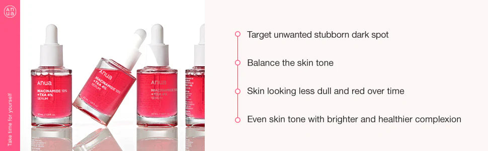 Anua Niacinamide 10% + TXA 4% Dark Spot Correcting Serum 30ml - PureRush