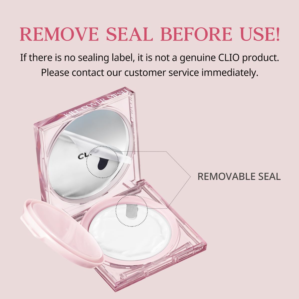 CLIO Kill Cover Mesh Glow Cushion Set (+Refill) 15g X 2ea (3 Colors) - PureRush