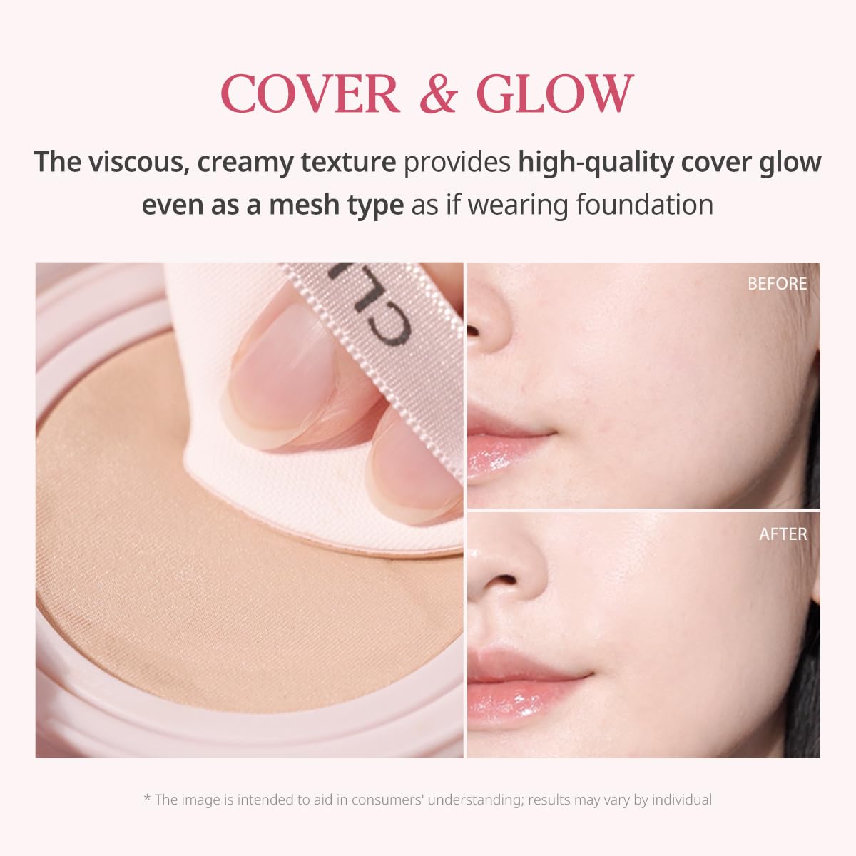CLIO Kill Cover Mesh Glow Cushion Set (+Refill) 15g X 2ea (3 Colors) - PureRush