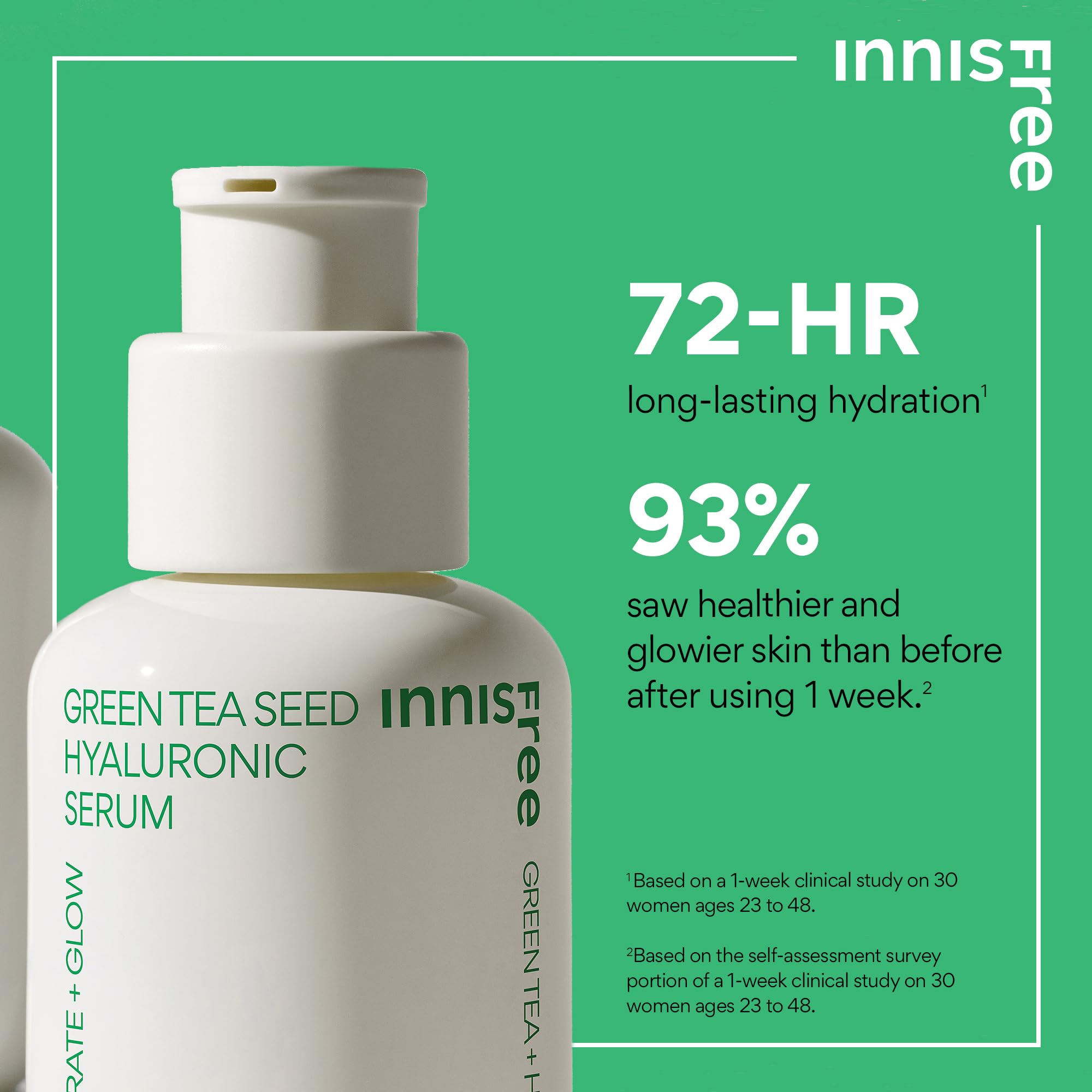 innisfree Green Tea Seed Hyaluronic Serum 50ml - PureRush