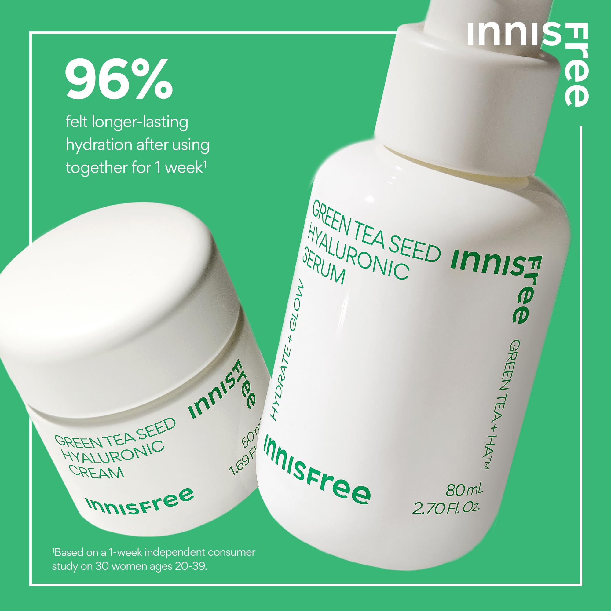 innisfree Green Tea Seed Hyaluronic Serum 50ml - PureRush
